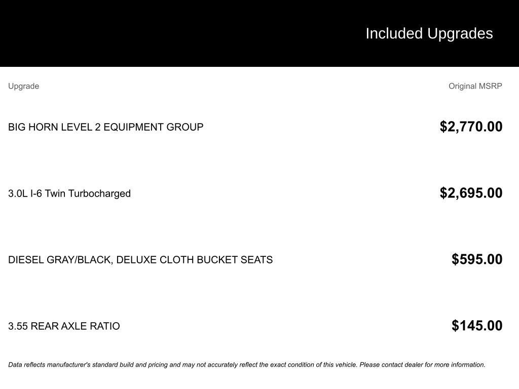 2025 RAM 1500 Big Horn/Lone Star