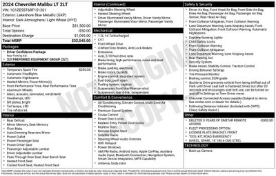 2024 Chevrolet Malibu LT 2LT