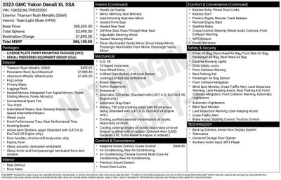 2023 GMC Yukon XL Denali