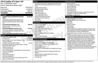 2019 Cadillac XT4 Sport