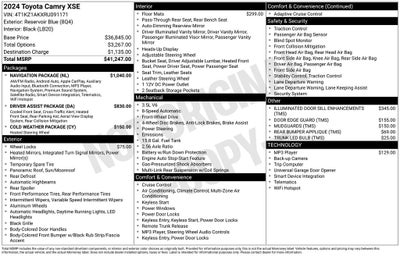2024 Toyota Camry XSE V6