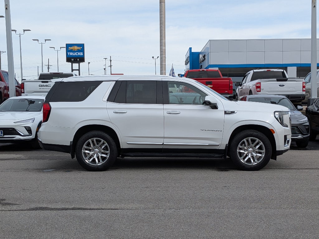 Used 2022 GMC Yukon SLT with VIN 1GKS2BKD6NR318744 for sale in Kansas City