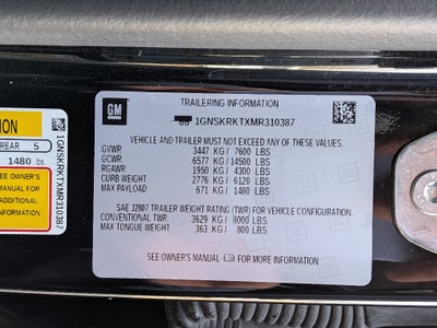 2021 Chevrolet Tahoe RST