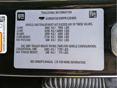 2023 Chevrolet Tahoe Premier