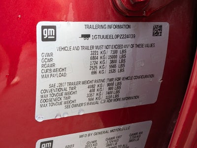 2023 GMC Sierra 1500 AT4