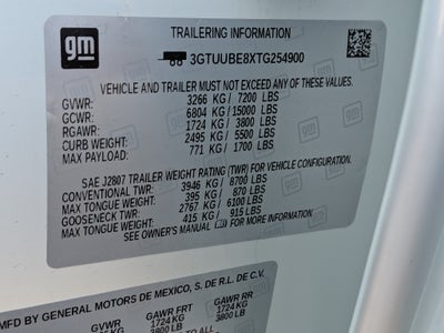 2026 GMC Sierra 1500 SLE