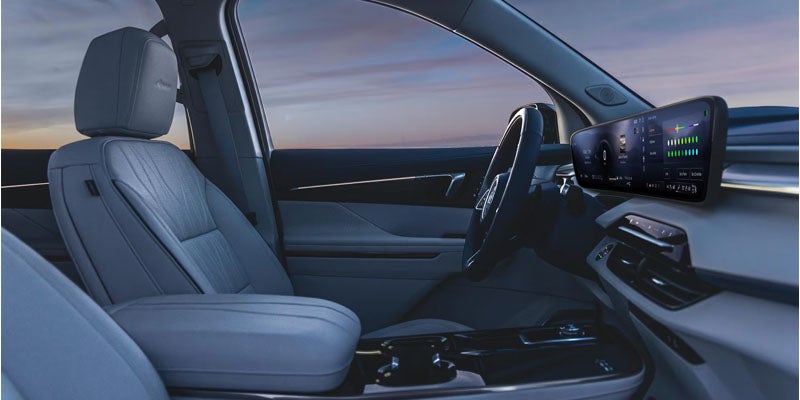 Buick Enclave interior with premium leather seats