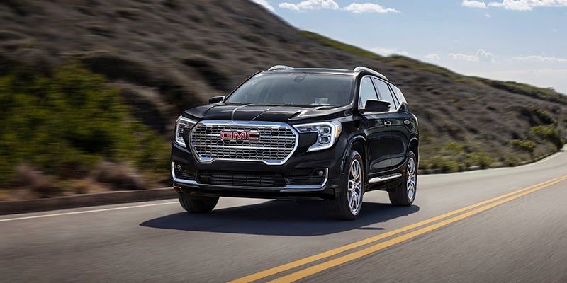 2024 GMC Terrain Model on road
