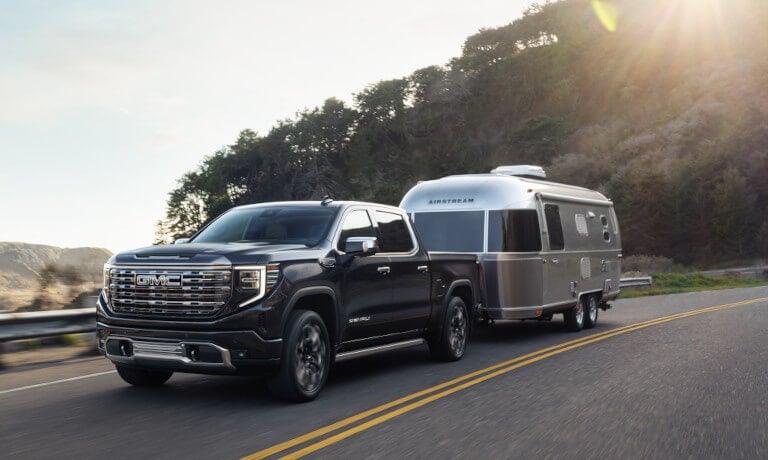 2026 GMC Sierra 1500 towing a trailer